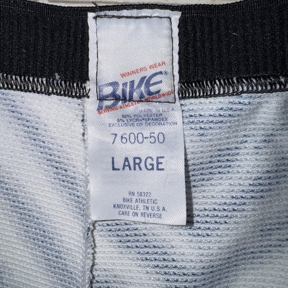 Vintage Bike Zubaz Compression Shorts Mens Large Black Zebra Animal Print USA - Picture 6 of 8